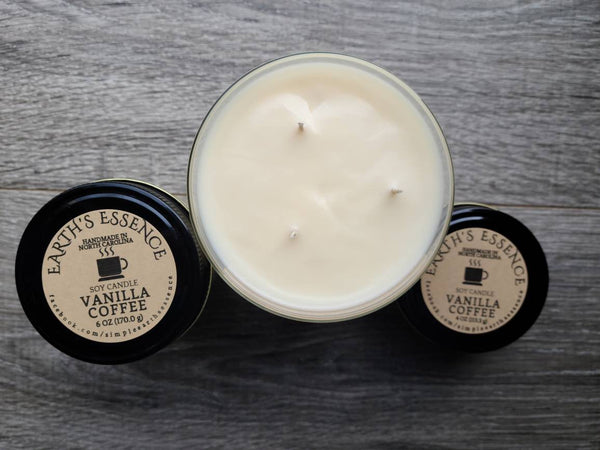 Vanilla Coffee Soy Candle, 3 Sizes