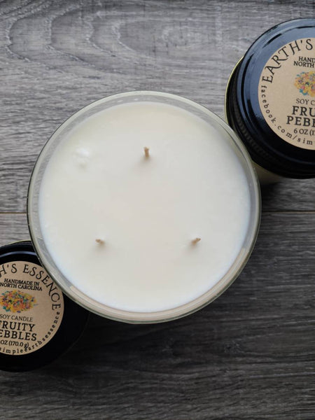 Fruity Pebblez Soy Candle, 3 Sizes