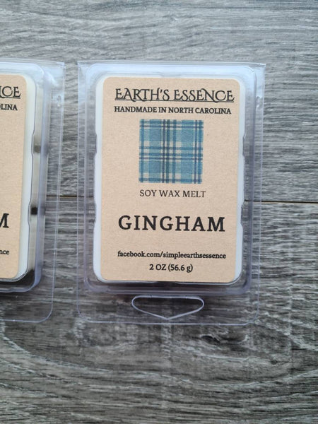 Gingham 2 oz Soy Wax Melt