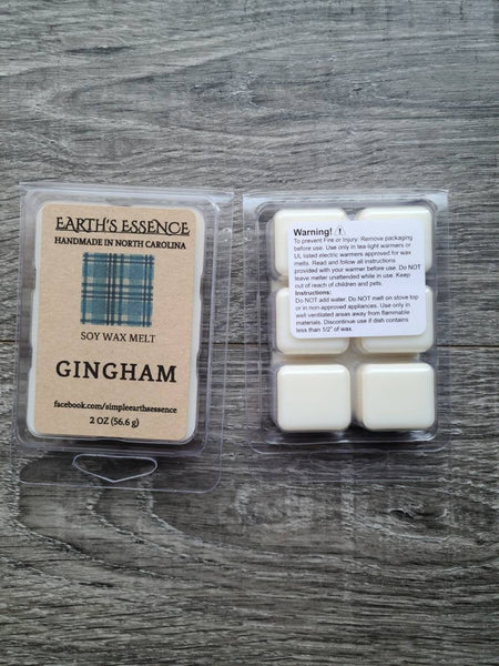 Gingham 2 oz Soy Wax Melt