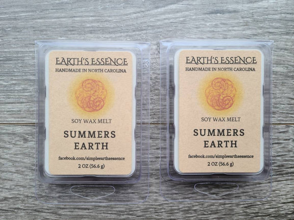 Summers Earth 2 oz Soy Wax Melts, Handmade Soy Wax Melts, Highly Scented Wax Melt, Wax Warmer Melts, Wax Warmer, Wax Melts