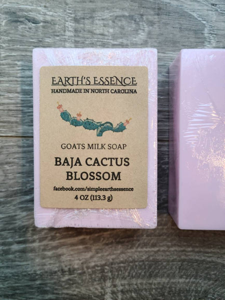 Baja Cactus Blossom 4 oz Goats Milk Soap
