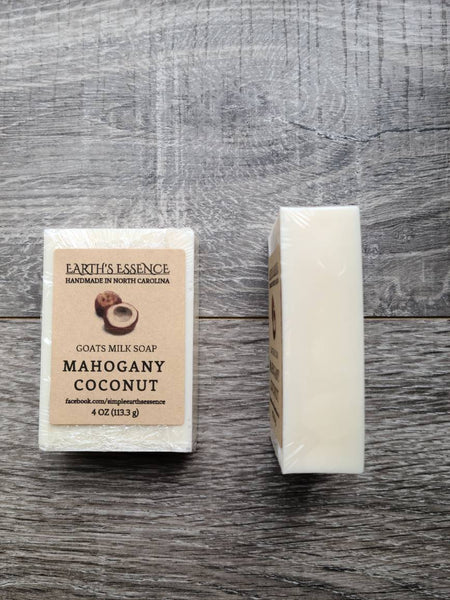 Mahogany Coconut 4 oz Goats Milk Soap