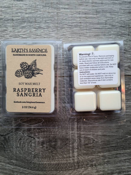 Raspberry Sangria 2 oz Soy Wax Melt