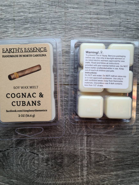 Cognac & Cubans 2 oz Soy Wax Melt