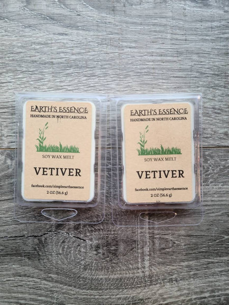 Vetiver 2 oz Soy Wax Melts