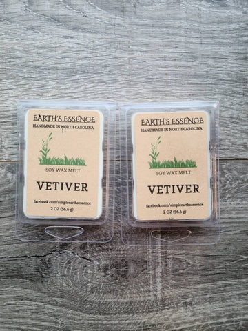 Vetiver 2 oz Soy Wax Melts