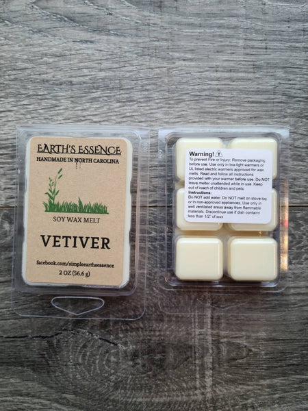 Vetiver 2 oz Soy Wax Melts