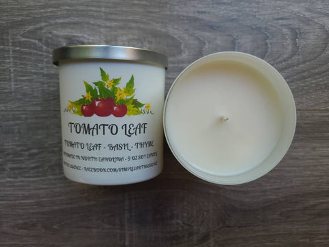 Tomato Leaf 9 OZ Soy Candle