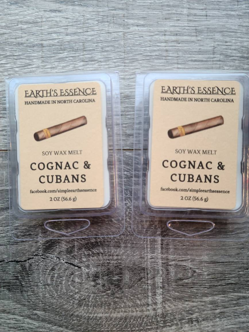 Cognac & Cubans 2 oz Soy Wax Melt