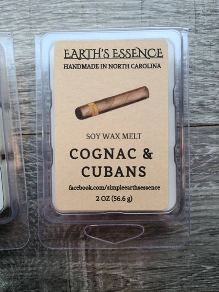 Cognac & Cubans 2 oz Soy Wax Melt