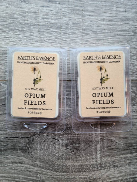Opium Fields 2 oz Soy Wax Melt