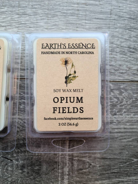 Opium Fields 2 oz Soy Wax Melt
