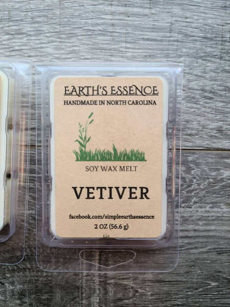 Vetiver 2 oz Soy Wax Melts
