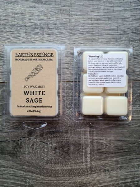 White Sage 2 OZ Soy Wax Melt