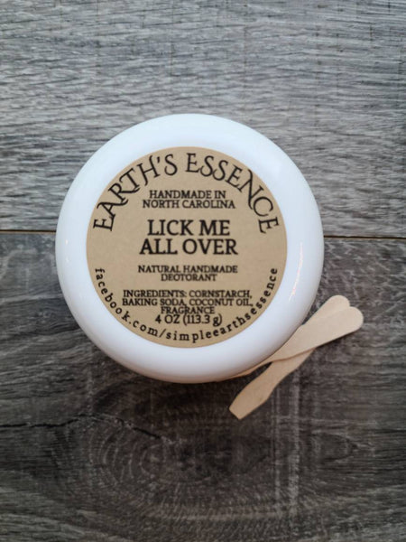 Lick Me All Over 4 oz Deodorant