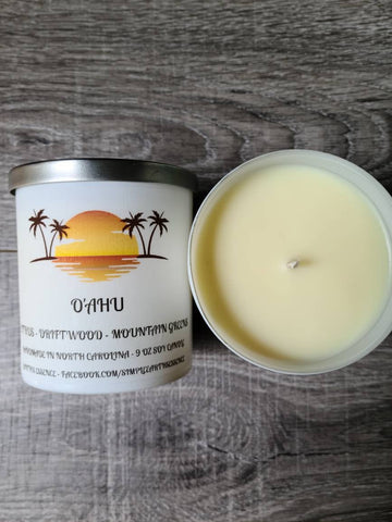 O'Ahu 9 oz Soy Candle